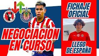  CHIVAS Y XOLOS EN NEGOCIACION POR EFRAIN ALVAREZ. FICHAJE OFICIAL DESDE ESPAÑA