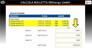 CALCOLA BOLLETTA (tedesco) - Berechnen Sie die Rechnung (v.211a)