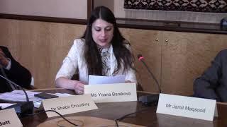 Yoana Barakova (EFSAS) analysing recent Indo-Pak tensions during 40th Session UNHRC, Geneva