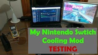 My Nintendo Switch Cooling Mod - TESTING