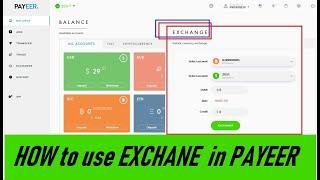 HOW TO EXCHANGE IN PAYEER OR TRANSFER BTC From payeer