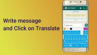 Chat translator app for whatsApp | Translate WhatsApp Chat on One Click | WhatsApp Chat 2020