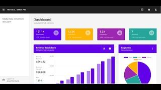 Angular 14 Admin Dashboard Template Free Download | Bootstrap 5 | Material Design Part 1