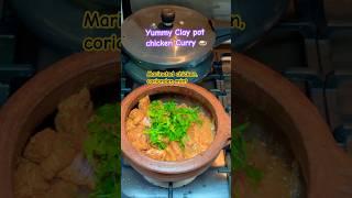 Clay Pot Chicken Curry   #cookwithme#foodvolg#dailyvlogs#foodie#yummyfood#trendingshorts#chicken