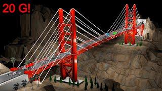 3D Bridge: EXTREME Earthquake Comparison!