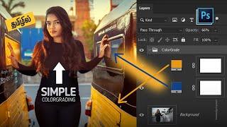Color Grading Simple in Photoshop : தமிழில்