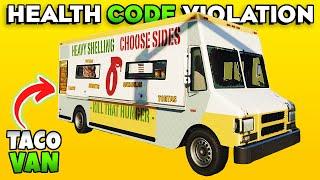 GTA 5 Online How to Get Health Code Violations Dispatch Work (Taco Van New Vehicle in GTA Online)