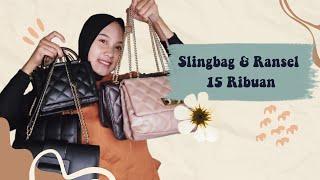 Part 1 || SHOPEE HAUL TAS KONDANGAN 15 RIBUAN #shopeehaul #koreanstyle #taslokalmurah #shopee