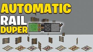 The Best Rail Duplication for Minecraft 1.20.1