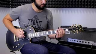 LTD Deluxe EC1000 VINTAGE BLACK - Guitar Demo