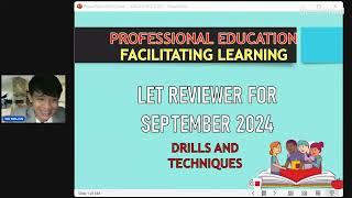 PROFESSIONAL EDUCATION TECHNIQUES AND INTENSIVE FACILITATING LEARNING DRILLS