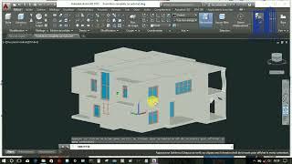 Autocad 3D:  modélisation complète d'un duplex moderne P30