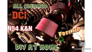 How to clean Air Filter - K&N Intake BMS DCI (BMW N54 Example)