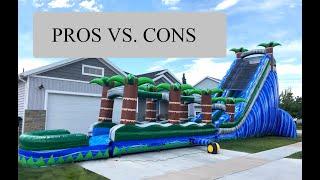 PROS and CONS of a Bounce House and Waterslide Rental Business