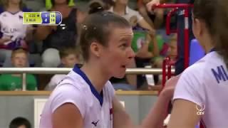 Katerina Valkova (CZE) surprises Belarus to score point off a long rally!