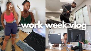 post vacation WORK WEEK in my life | feeling Unproductive + tireddd | VLOG