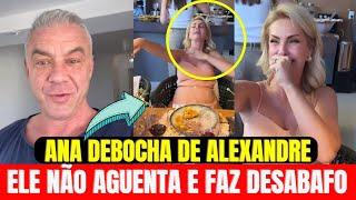 ANA HICKMANN DEBOCHA DE ALEXANDRE CORREA QUE FAZ DESABAFO