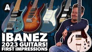 First Look at the NEW Ibanez 2023 Guitars!