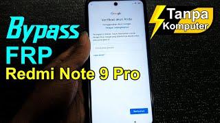 Tanpa PC ! Bypass FRP Redmi Note 9/9 Pro Lupa Akun Google