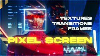 Pixel Screen / Textures, Transitions, Frames by whiterecord