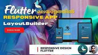 Responsive Design in Flutter | Build Adaptive UIs for Any Screen |മലയാളത്തിൽ  | #flutter