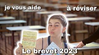 JE vous AIDE à RÉVISER pour LE brevet 2023