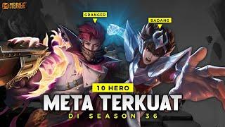 10 HERO META TERKUAT DI SEASON KE 36 - Prediksi Hero Meta Terbaik Push Ranked