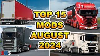 |ETS2 1.50| TOP 15 MODS - AUGUST [2024]