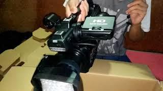 Unboxing camcorder sony HXR MC 2500