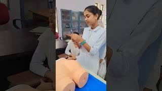 anm nursing students life | IM injection  practice #viral #shorts #firozbi