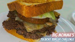 The BIG Tugboat Burger at BIG MOMMA'S  Bar And Grill Sikeston MO