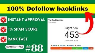 Create  Unlimited DoFollow Backlinks 2023 - Instant Approval - High DA PA | DoFollow Backlink List