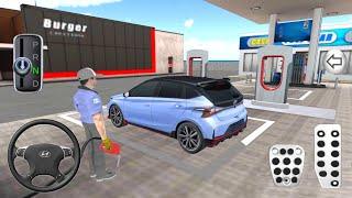 New Facelift car Hyundai i20 N Funny Driver in City - 3D Driving Class Simulation - Android gameplay