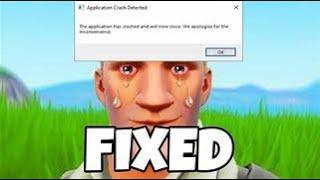 How To Fix Application Crash Detected Fortnite