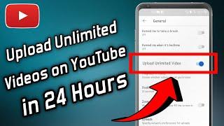 How to upload Unlimited Video On YouTube in one Day | Upload more then 15 Videos on youtube