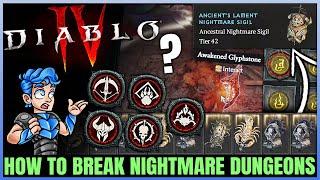 Diablo 4 - How to Destroy Nightmare Dungeons Easy & Fast - All Classes Best Guide & More!