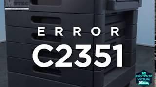 ¡Konica Minolta código de error C0510, C0520 y C2351 SOLUCIONADO! - Mytec Asistente Virtual