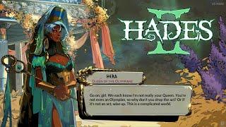 Hera tells Melinoe to drop the act when gifting Nectar | Hades 2
