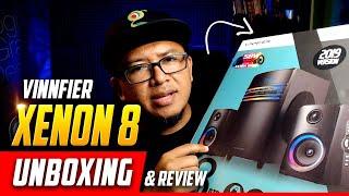 VINNFIER XENON 8 BTR | UNBOXING | Paduuuuu ya amat!