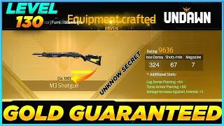 Get Gold weapon LvL 130 ( Shotgun ) -UNDAWN