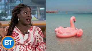 This woman was lost at sea for 37 hours... on a flamingo floatie