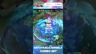 Gatotkaca and Angela: Satisfying Combo Set! #tankmain #mlbb #mobilelegends