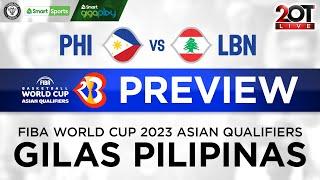 2OT Live! Puyatan PRE-GAME: FIBA WORLD CUP 2023 ASIAN QUALIFIERS | PHILIPPINES vs LEBANON