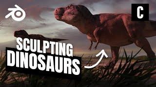 Sculpting Dinosaurs In Blender