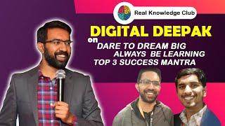 Akshay Rajsheakaran with Digial Deepak