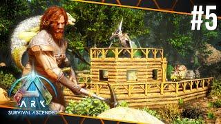 I Built a Ferry and Searched the Swamp for a Base Location! | ARK Survival Ascended EP 5