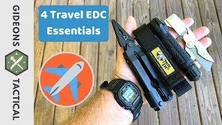 4 Travel EDC Essentials: NO CHECKED LUGGAGE