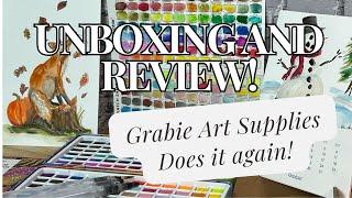 @grabieofficial Unboxing and Review | Is This the BIGGEST Watercolor Set I've Ever Seen?