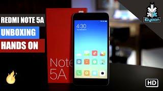 Xiaomi Redmi Note 5A Unboxing and Hands On