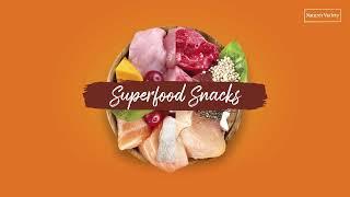 Nature's Variety Super Food skanėstai su mėsa, kurie pagaminti iš natūralių ingredientų